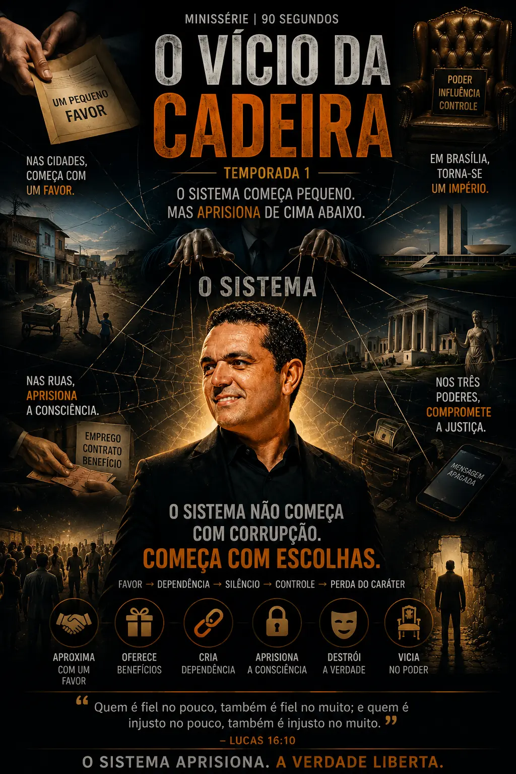 Pôster da temporada especial O Vício da Cadeira